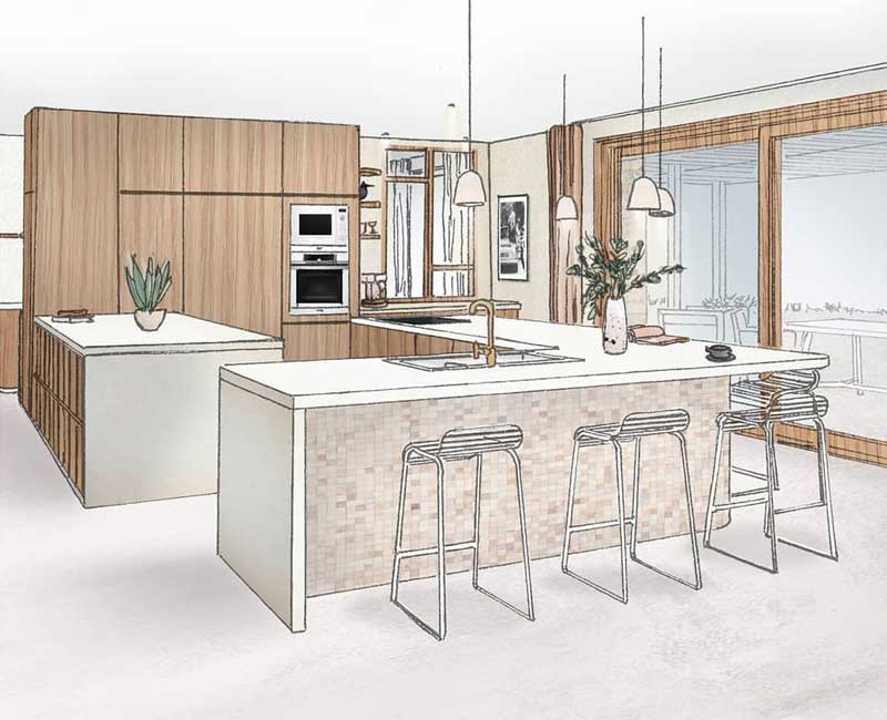 Architecture et décoration d'intérieur la cuisine de camille