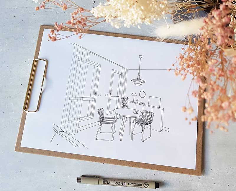 Architecture et décoration d'intérieur salle à manger de gabriel